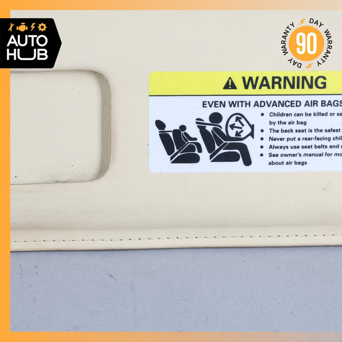 03-18 Bentley Continental Flying Spur Left Side Sun Visor Shade Sunvisor OEM - photo 6