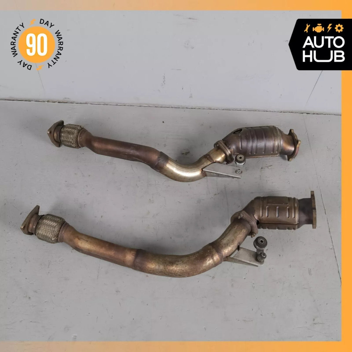 Bentley Continental Flying Spur 6.0L Exhaust Downpipe Left & Right Side Set OEM - photo 10