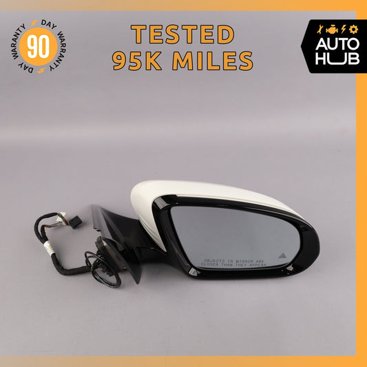 Mercedes W213 E300 E400 Right Rear View Door Mirror w/ Blind Spot 2138107601 OEM - photo 1