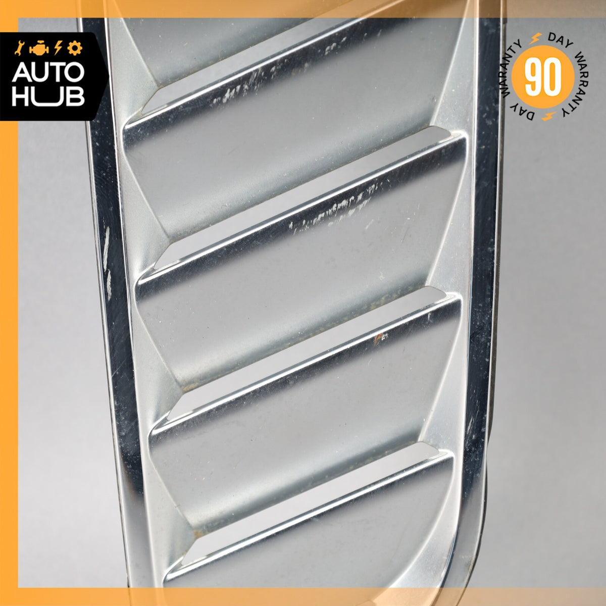 Aston Martin DB9 GT / Rapide Left Driver Side Hood Vent Grill Chrome OEM 7k - photo 5