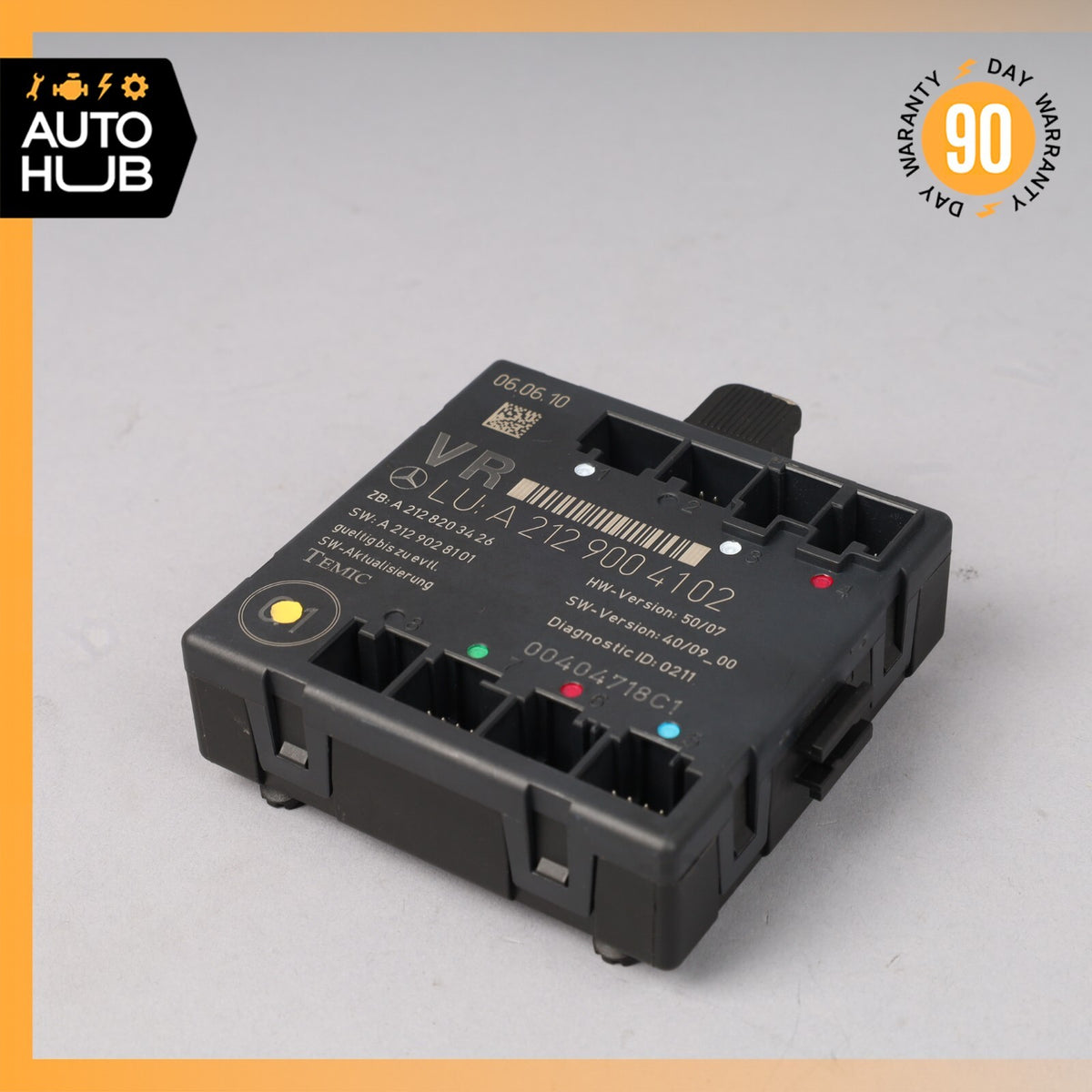 08-12 Mercedes W204 C300 GLK350 E350 Front Right Side Door Control Module OEM - photo 1