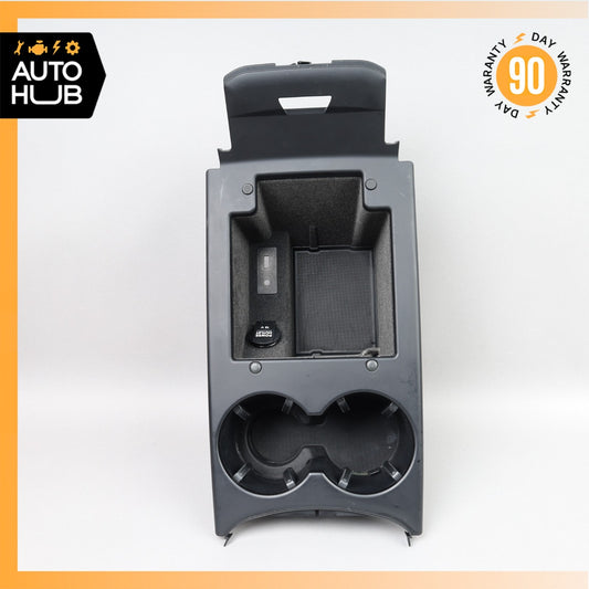 15-16 Porsche Macan 95B Center Console Cupholder Storage Compartment Black OEM - photo 1
