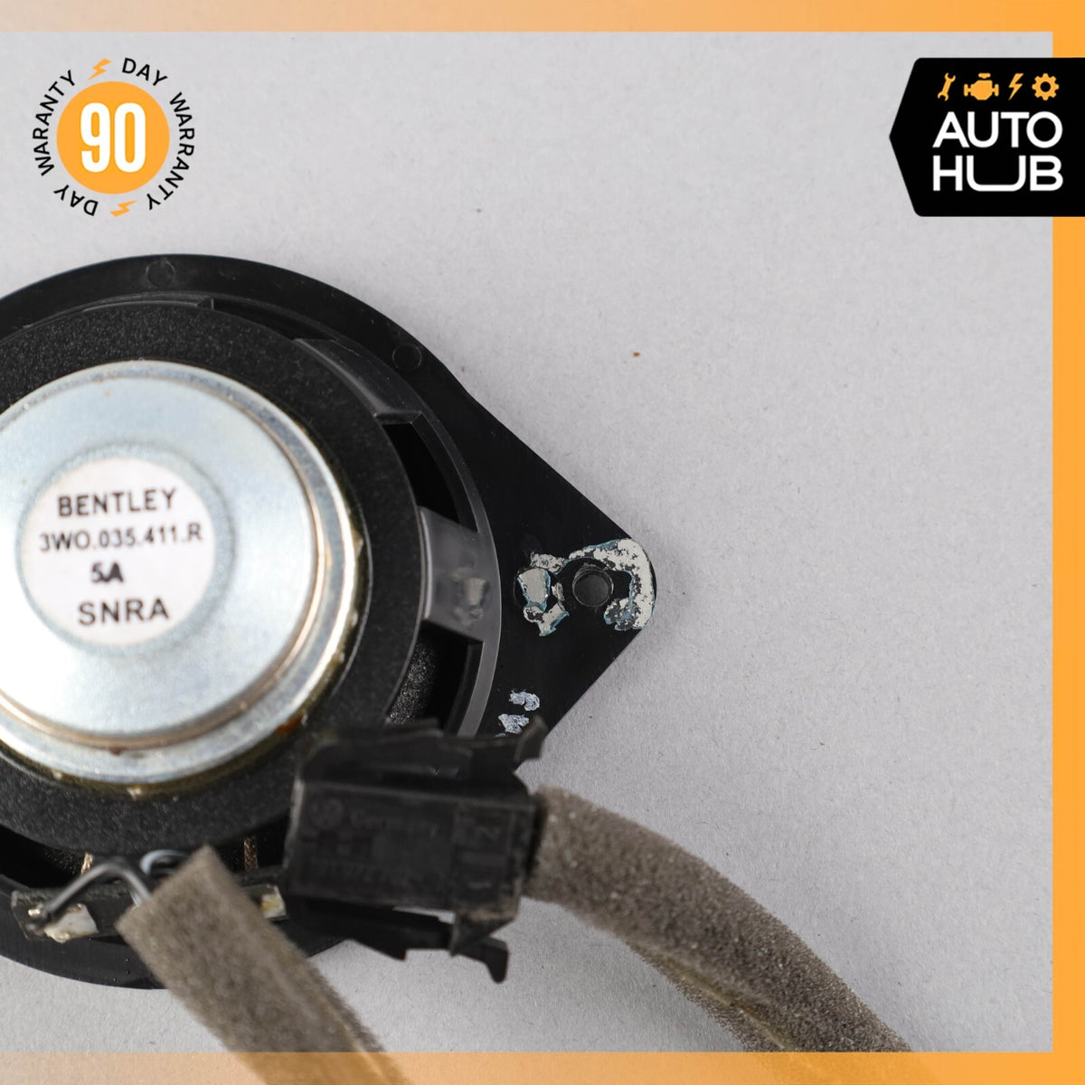 2006 Bentley Continental Flying Spur Rear Side Mid Range Sound Speaker OEM 78k - photo 8