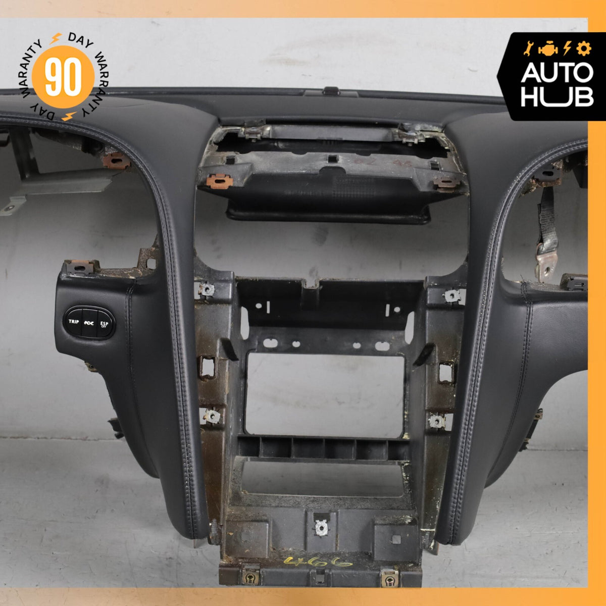 03-06 Bentley Continental GT Flying Spur Dashboard Panel Dash Board Black OEM - photo 4