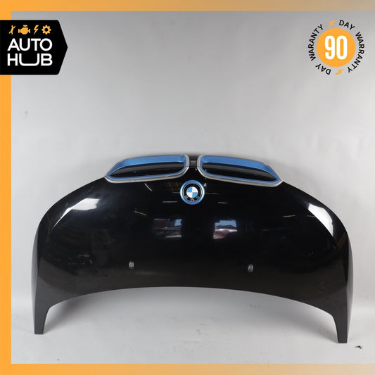 14-21 BMW i3 I01 Hood Cover Panel Assembly Jet Black 51237375891 OEM - photo 1