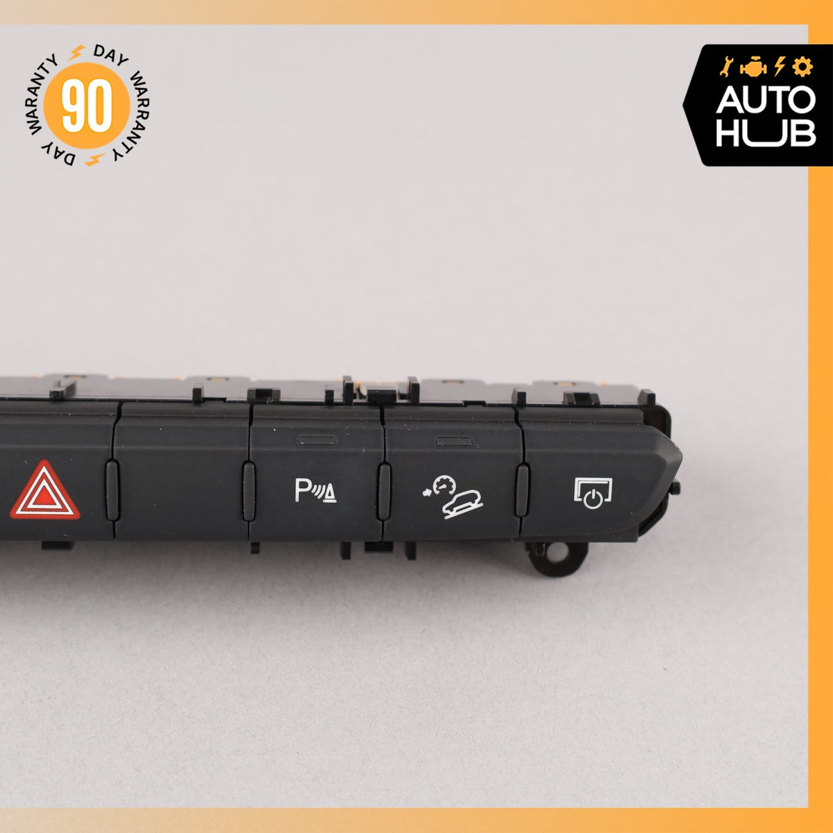 17-19 Audi 4M Q7 Dashboard Traction Hazard Parking Switch Panel OEM 87k - photo 5