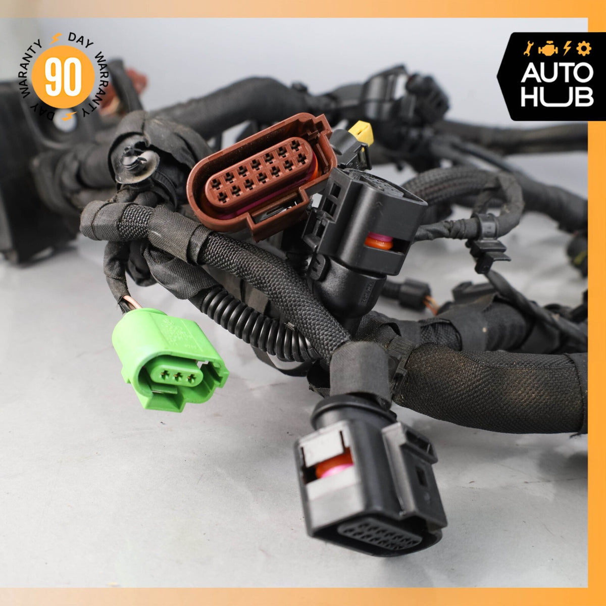 14-16 Porsche Panamera 970 Hybrid Engine Motor Wire Wiring Cable Harness OEM 86k - photo 8