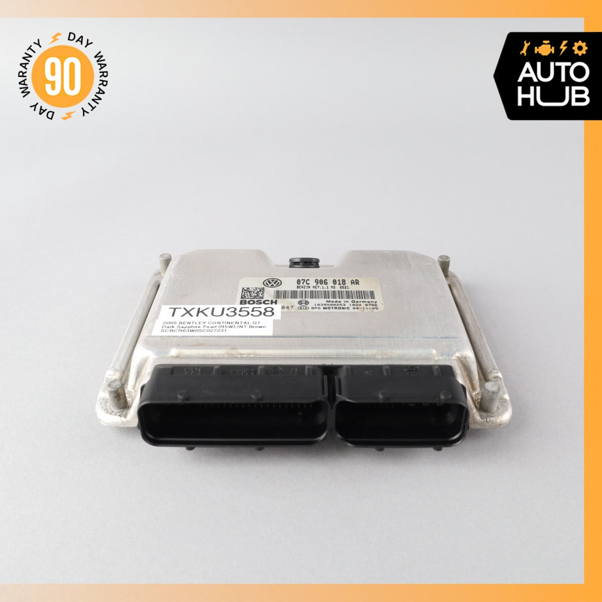 2005 Bentley Continental GT 6.0L W12 Engine Control Module ECU OEM 53k - photo 6