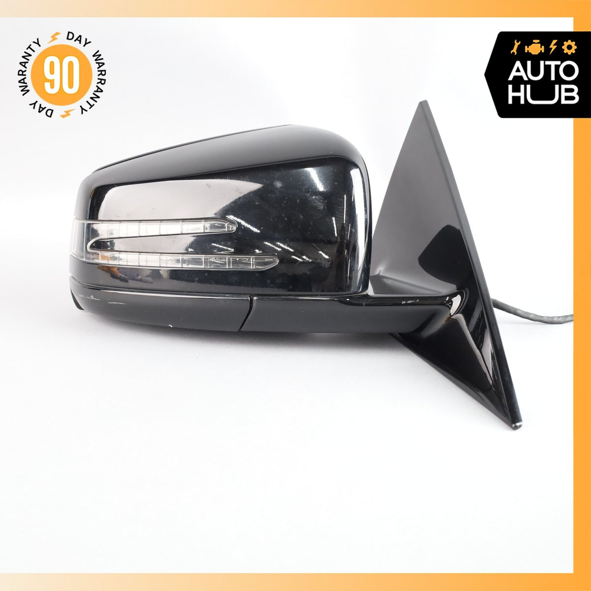10-17 Mercedes W207 E350 E550 Right Side Rear View Door Mirror White OEM 86k - photo 18