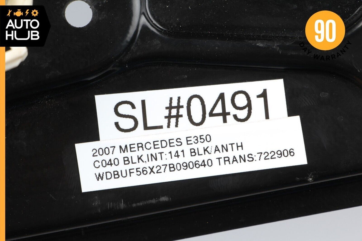 03-09 Mercedes W211 E350 E550 Rear Left Driver Side Window Regulator Motor OEM - photo 12