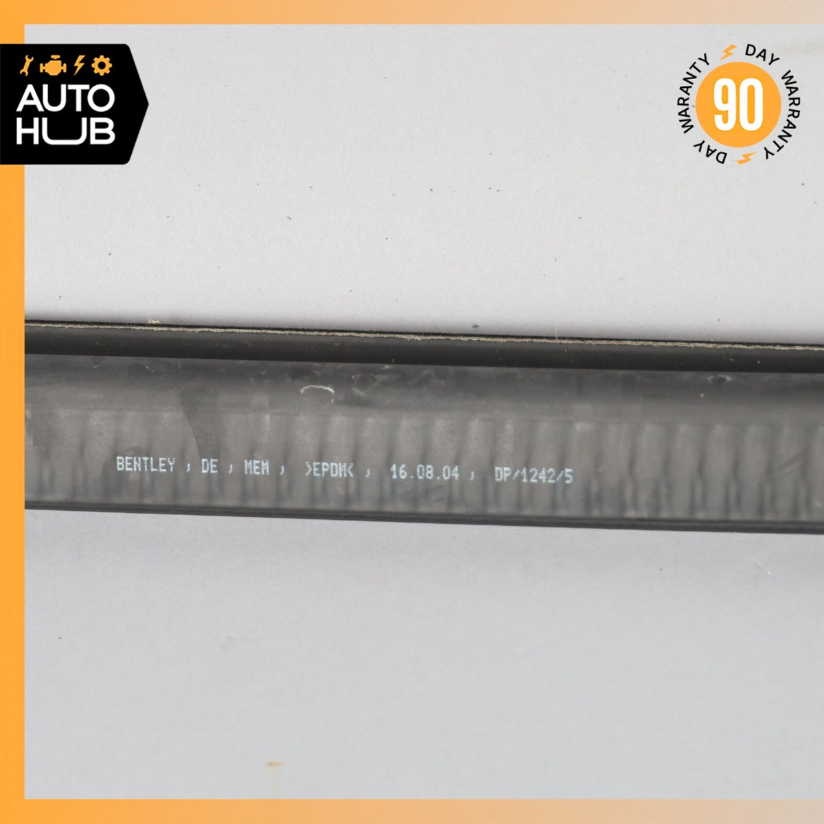 Bentley Continental GT Front Left Driver Side Door Inner Glass Rubber Seal OEM - photo 3