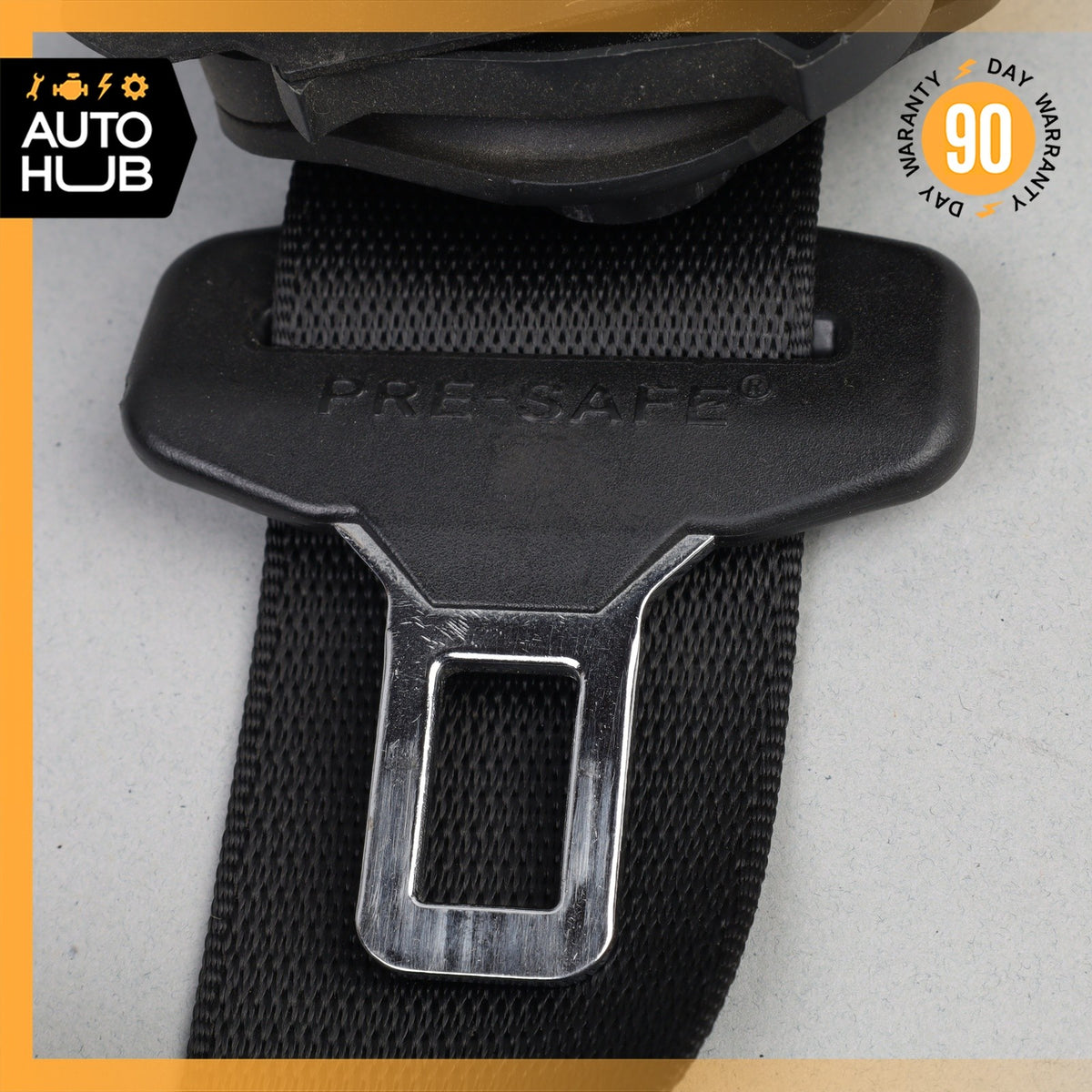 10-13 Mercedes W212 E250 E400 Seat Belt Front Right Passenger Side Black OEM - photo 5