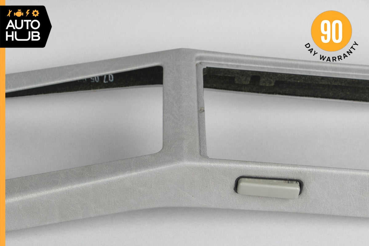 90-02 Mercedes R129 300SL SL500 SL320 SL600 Upper Center Console Trim Gray OEM - photo 3