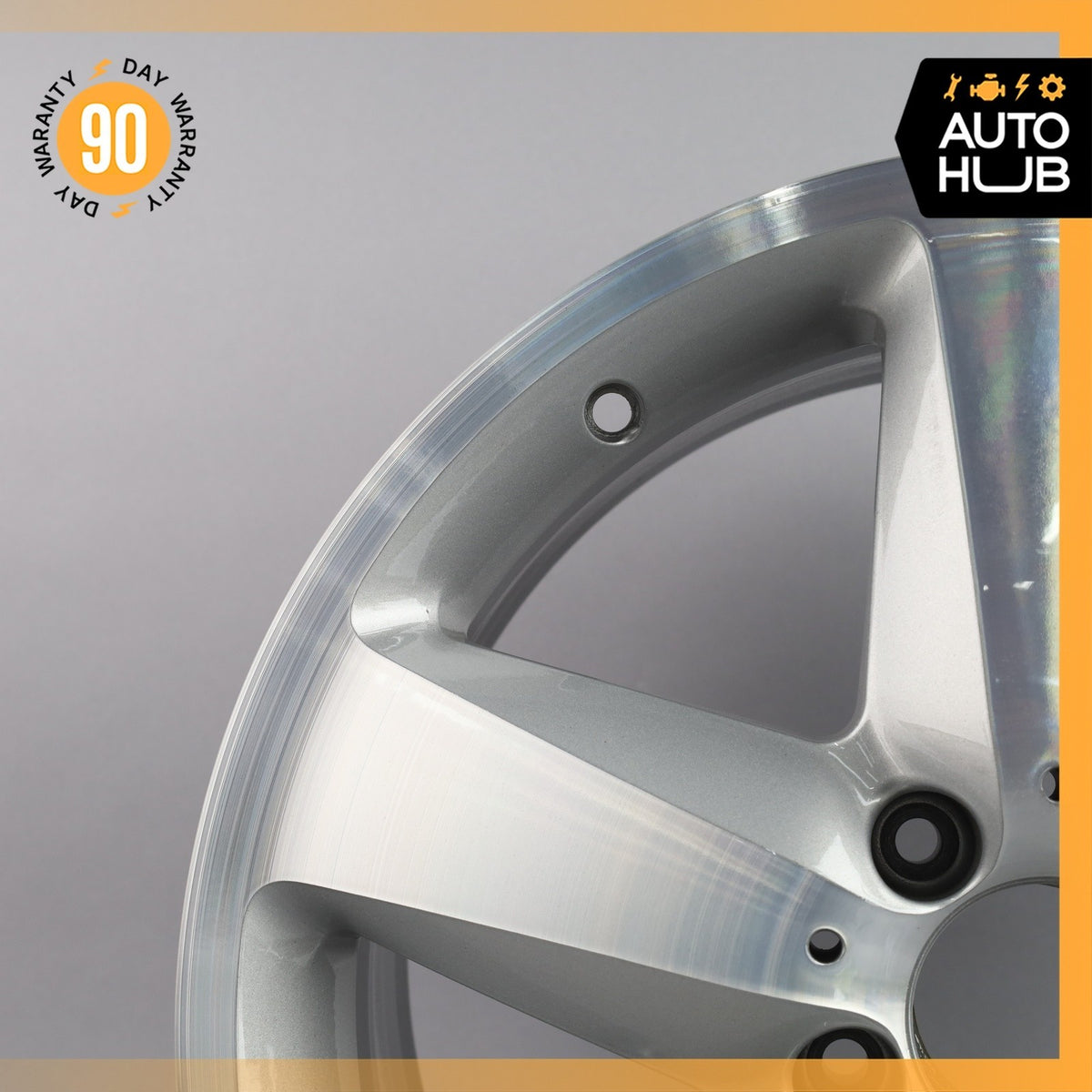 Mercedes R171 SLK350 SLK280 7.5 x 17 17" Wheel Rim Silver 1714010502 OEM - photo 3