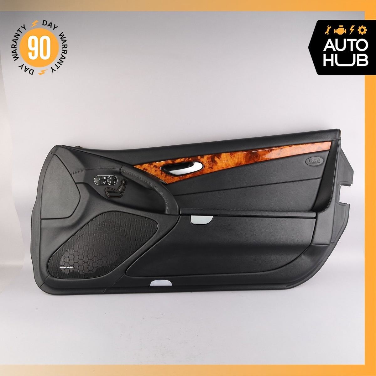 09-12 Mercedes R230 SL550 Interior Door Panel Right Passenger Side Black OEM - photo 1