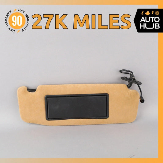 02-07 Maserati M138 4200 Coupe Front Right Side Sunvisor Sun Visor Suede OEM 27k - photo 1
