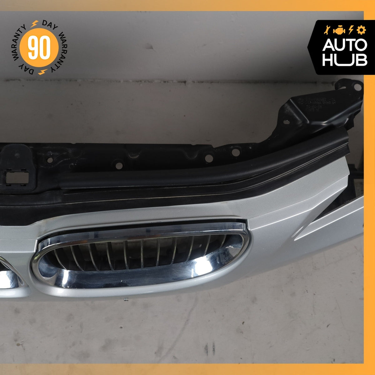 08-10 BMW E60 535i 545i 550i Front Bumper Cover Panel Silver OEM - photo 12