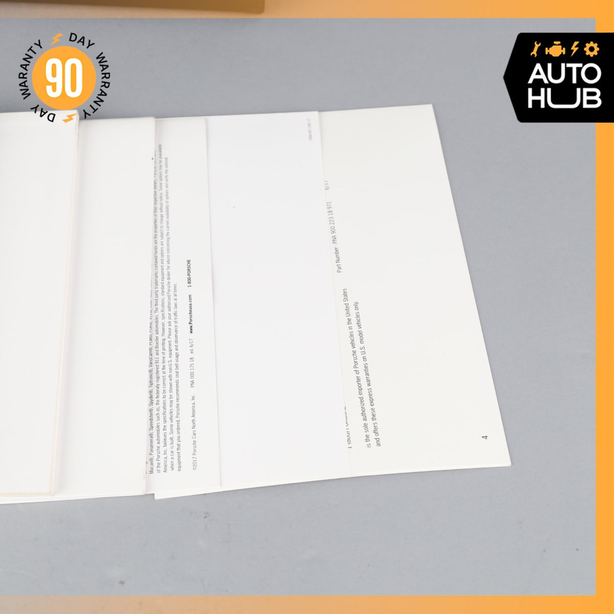 2018 Porsche Panamera 4 971 Owner's Operator's Manual Book Set OEM - photo 7
