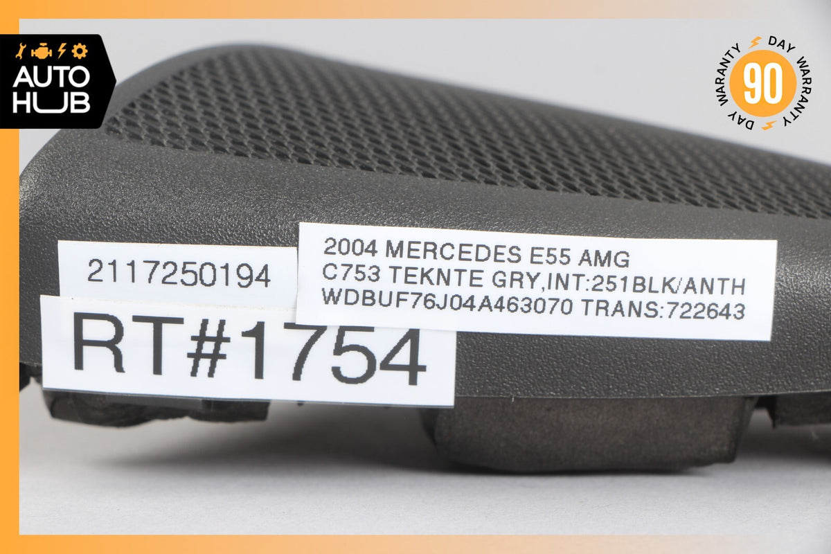 03-06 Mercedes W211 E55 E320 Tweeter Speaker Cover Left Driver Side Black OEM - photo 10