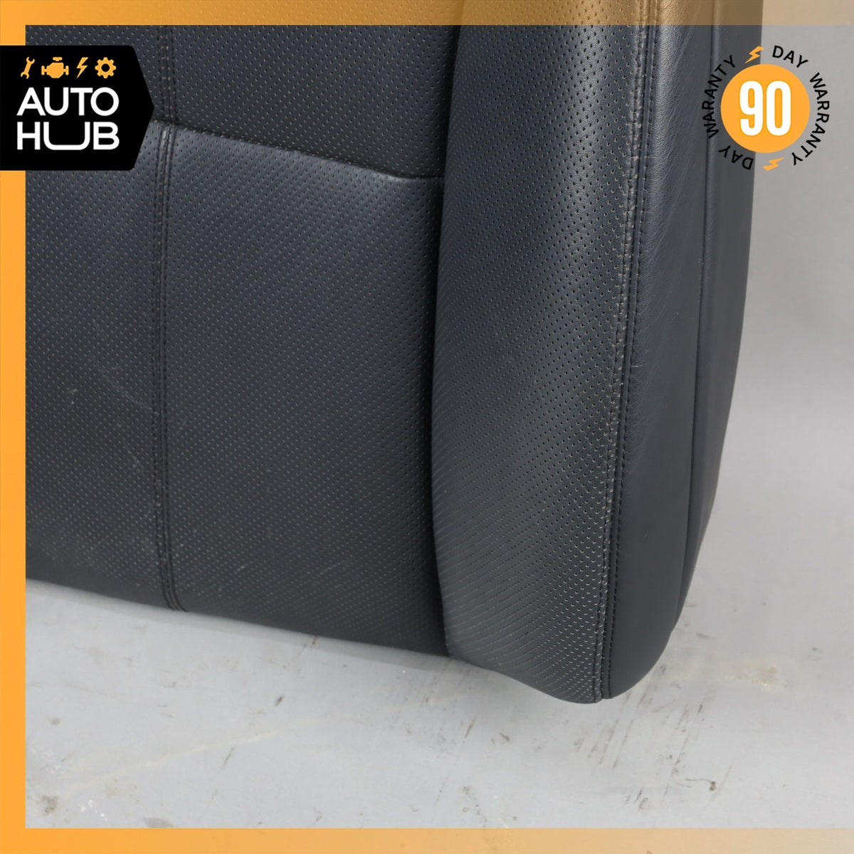 07-09 Mercedes W221 S600 Front Right Side Seat Upper Cushion Exclusive Black OEM - photo 4