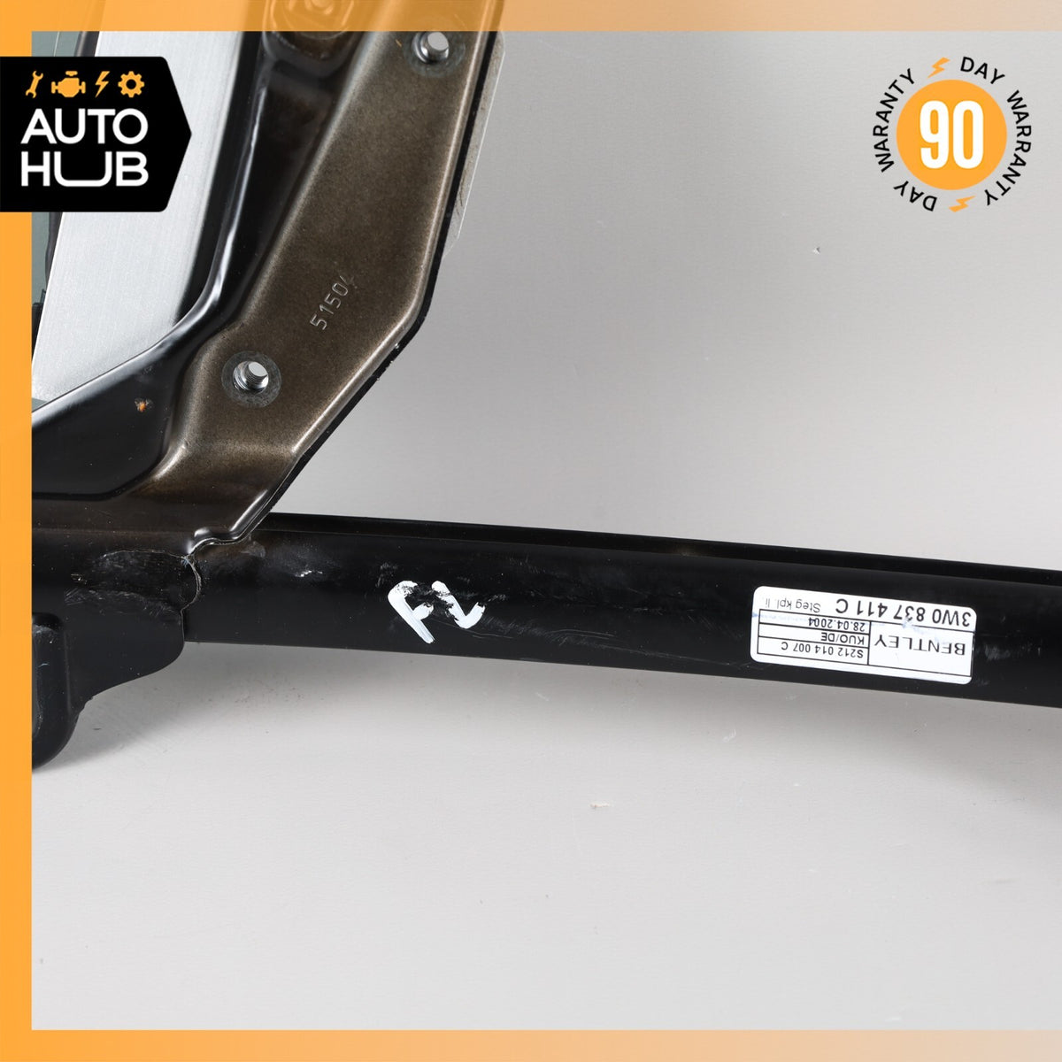 03-10 Bentley Continental GT Front Left Side Door Vent Window Glass OEM 36k - photo 14