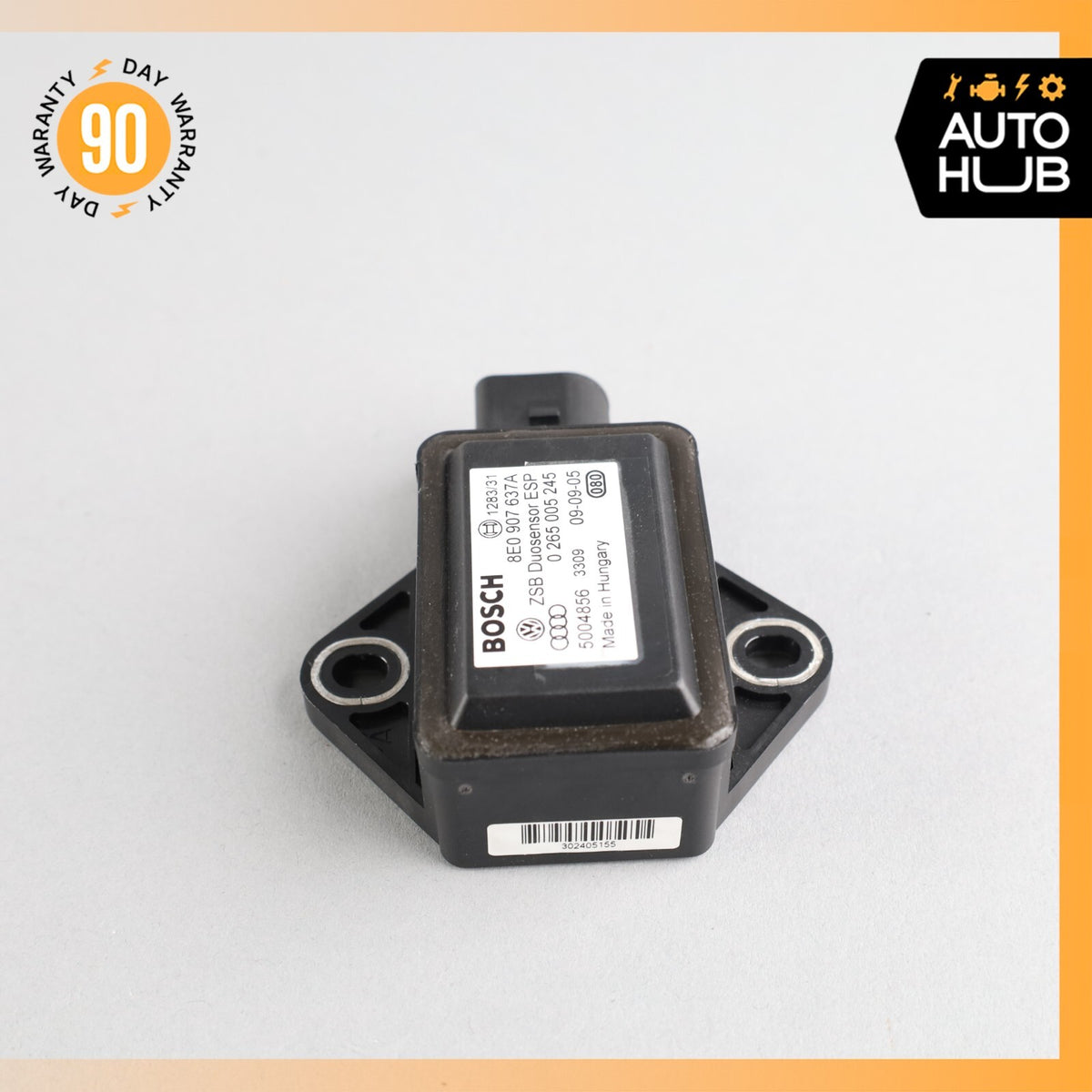 03-12 Bentley Continental Flying Spur GT GTC Yaw Turn Rate Sensor OEM 58K - photo 4