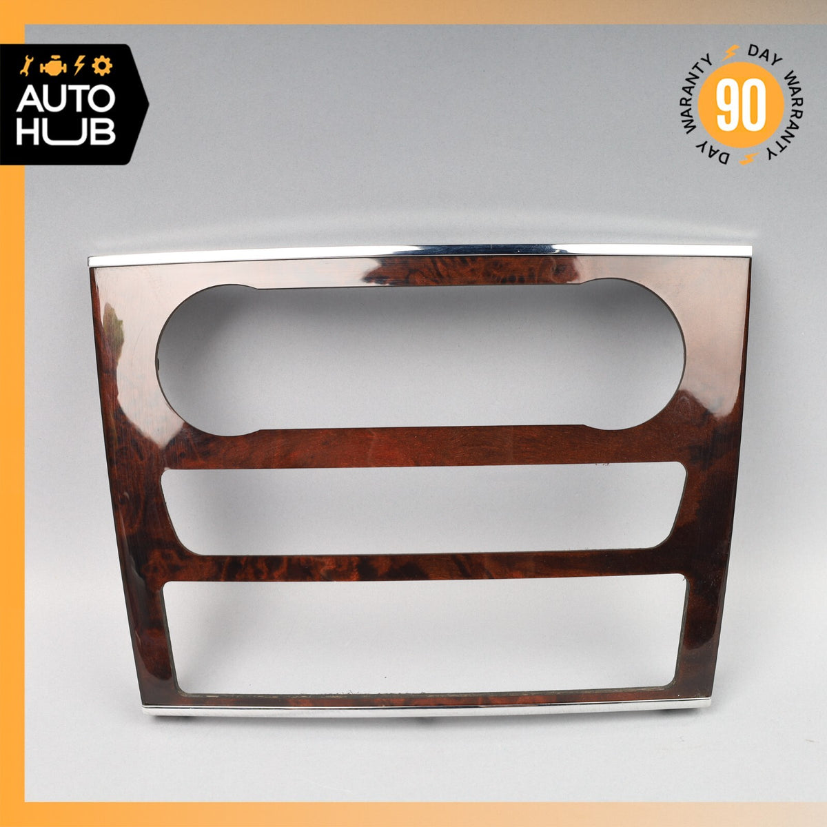 06-12 Mercedes W164 ML350 GL550 ML550 Center Console Control Trim Bezel Wood OEM - photo 1