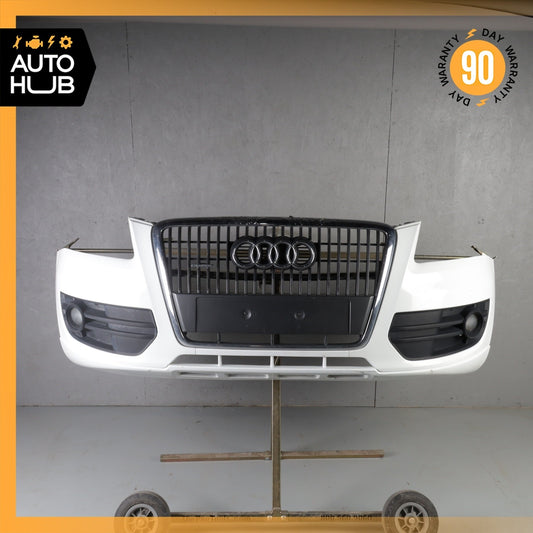 09-12 Audi 8R Q5 Front Bumper Cover Assembly White OEM - photo 1