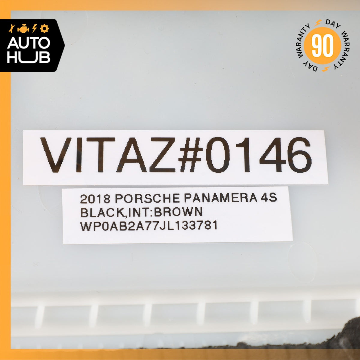17-22 Porsche Panamera 971 4S Front Right Side A Pillar Trim Panel Suede OEM 6k - photo 13