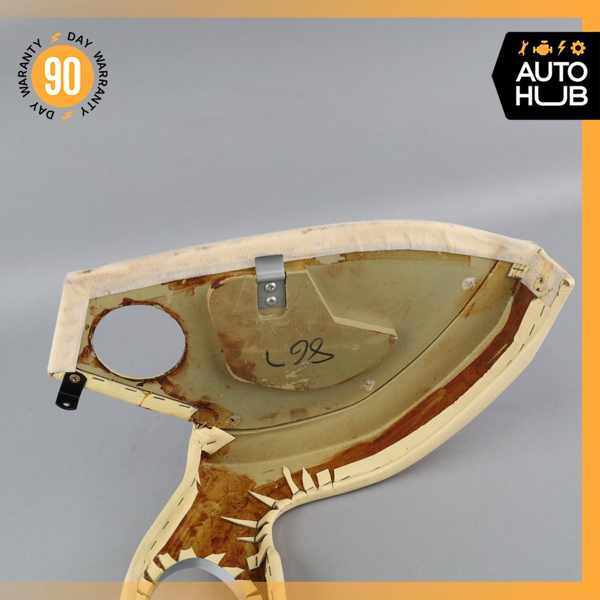 99-02 Bentley Arnage / RR Seraph Left Side Outer Dashboard Trim Panel Beige OEM - photo 13