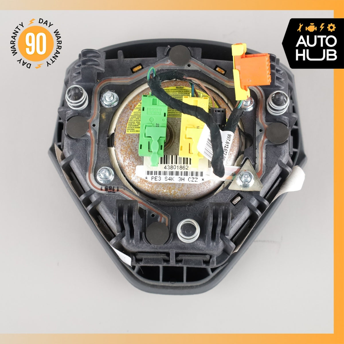 05-12 Porsche Boxster 987 Cayman 911 997 Driver Steering Wheel Airbag Gray OEM - photo 10