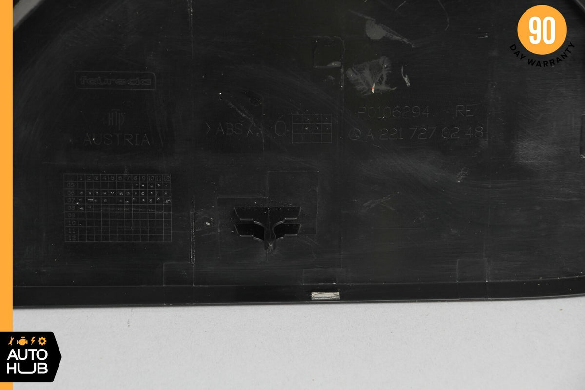 07-13 Mercedes W221 S550 S450 Interior Door Panel Trim Cover Right Black OEM - photo 9