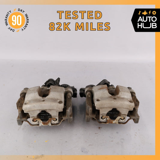 Mercedes W205 C300 Rear Brake Caliper Calipers w/ Actuator Set OEM 82k - photo 1