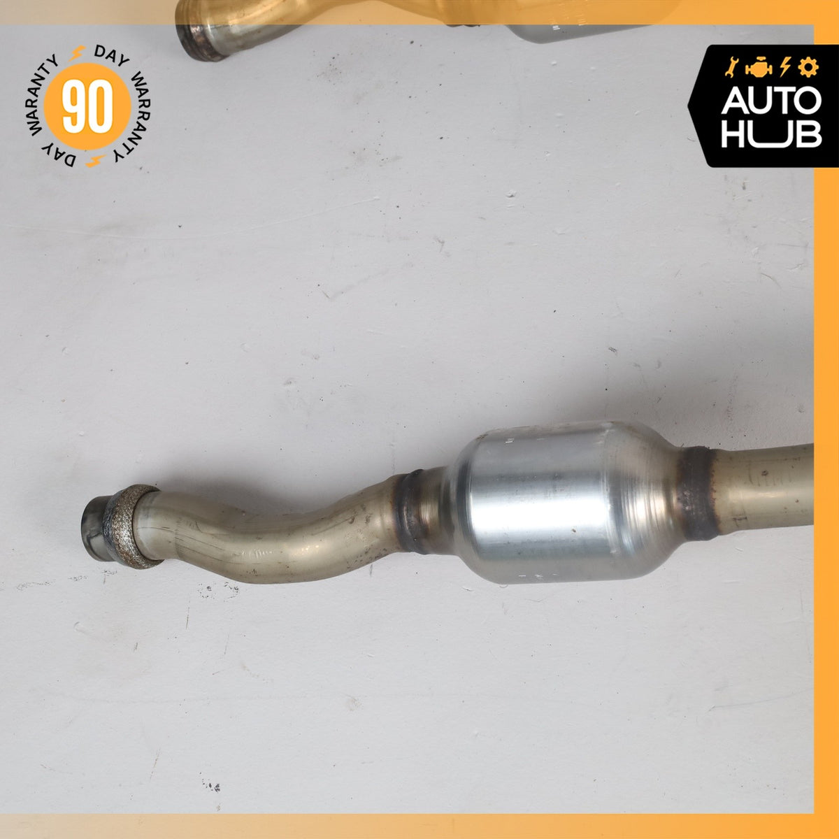 Mercedes W212 E350 RWD Engine Exhaust Downpipe 2124907636 Set OEM 48k - photo 14