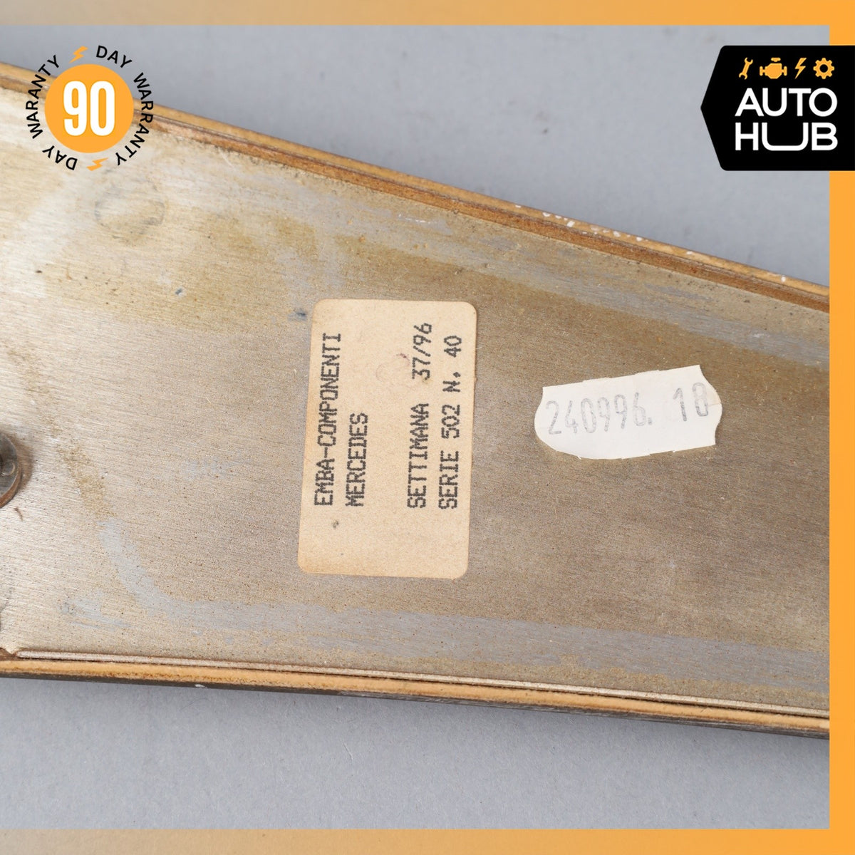 93-99 Mercedes W140 CL600 S500 Coupe Left Driver Side Door Panel Trim Wood OEM - photo 18