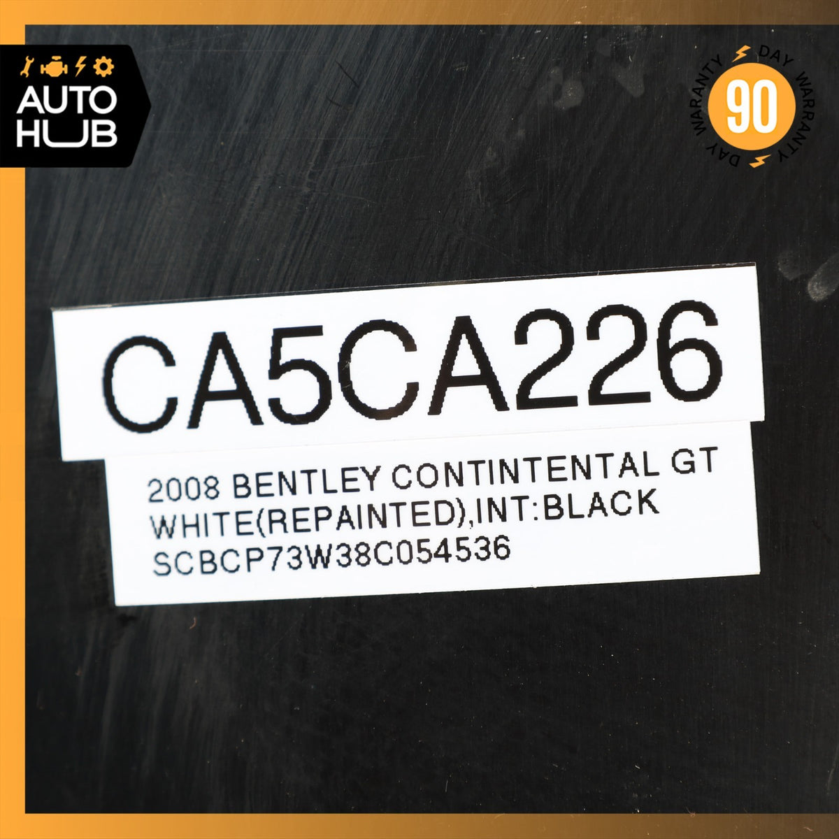 03-17 Bentley Continental GTC GT Fuel EVAP Charcoal Canister Box Vapor OEM 87k - photo 11