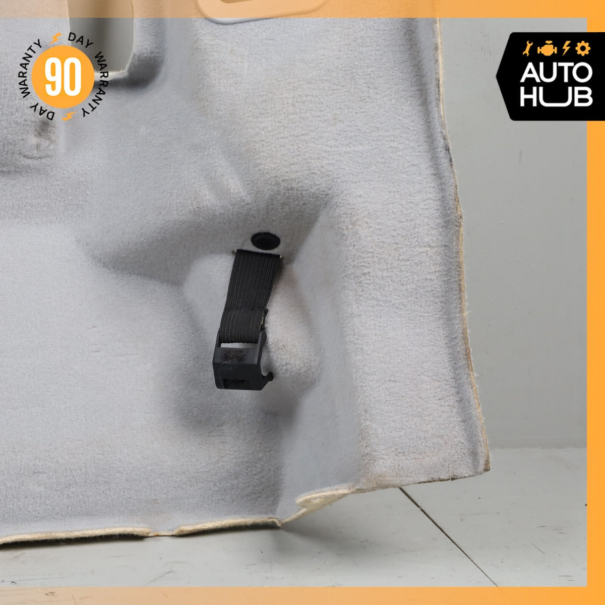 90-02 Mercedes R129 SL500 SL320 Trunk Carpet Fuel Tank Lining Molding Cover OEM - photo 7
