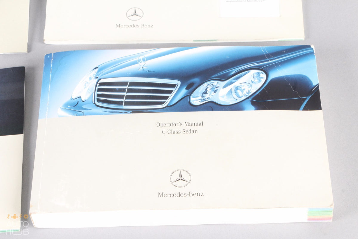 2005 Mercede-Benz W203 C240 Owner's Manual Book Assembly OEM - photo 5