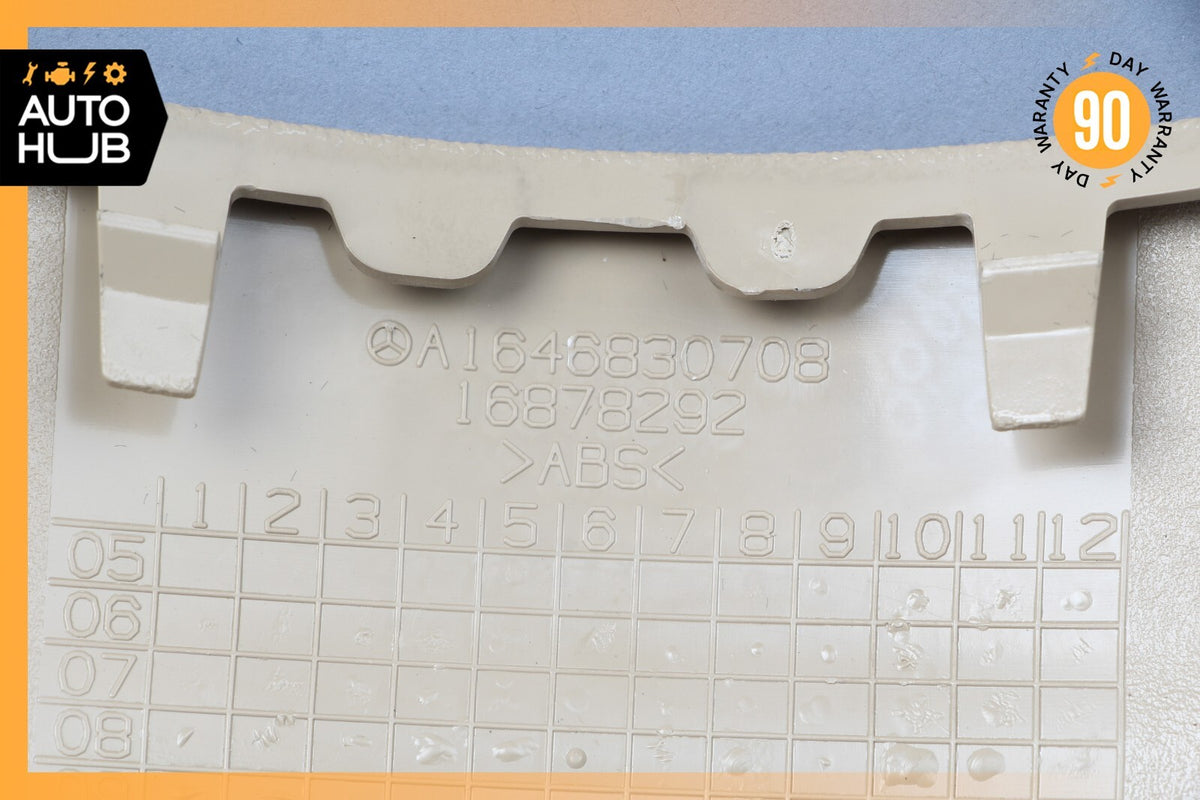 06-12 Mercedes W164 ML350 ML63 GL450 Center Console Trim Cover Panel Beige OEM - photo 9