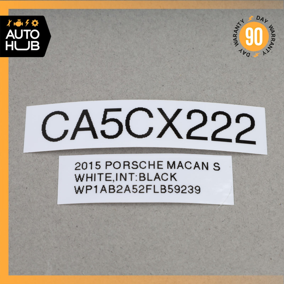 Porsche Macan 95B Dash Ignition Headlight Control Switch Trim Bezel OEM - photo 10