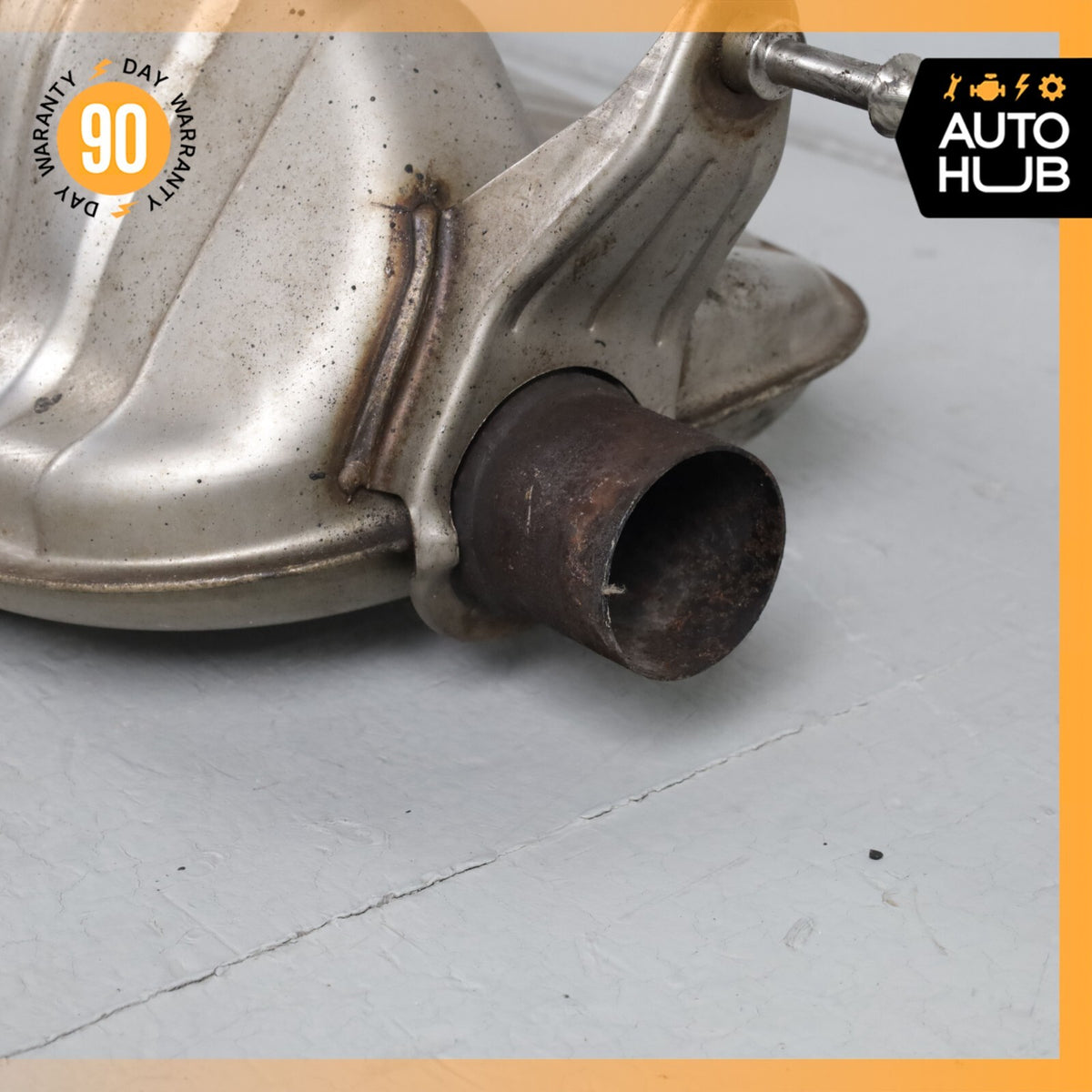 03-06 Porsche Cayenne 955 Turbo S Dual Exhaust Muffler Mufflers Assembly OEM - photo 6