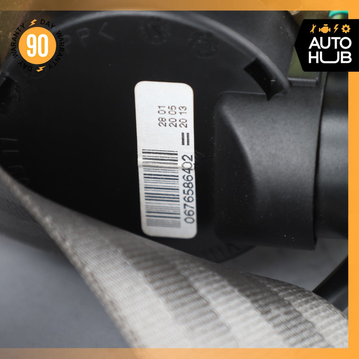 03-06 Bentley Continental GT Front Right Passenger Side Seat Belt Gray OEM - photo 6