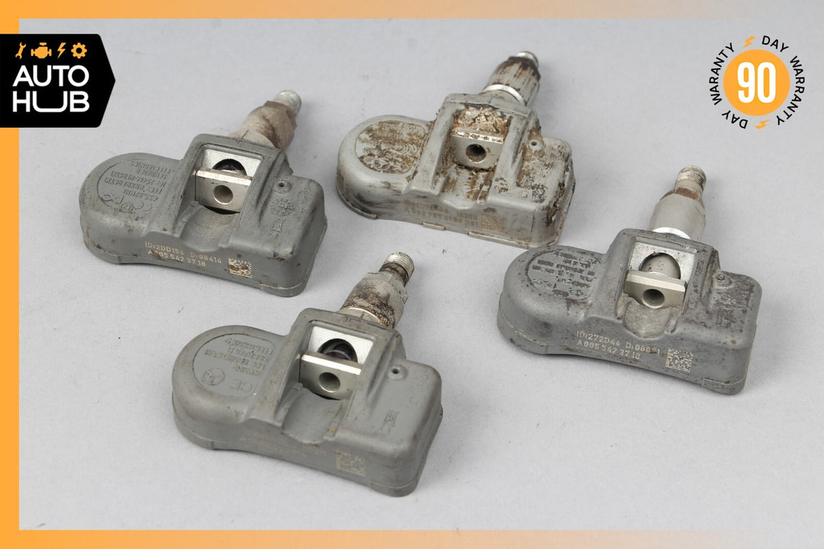 08-14 Mercedes W204 C250 GLK350 TPMS Tire Pressure Sensor Sensors Set 433.92 MHZ - photo 6