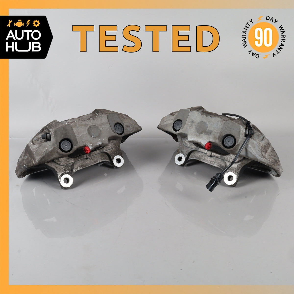 Audi D4 A8 Front Left & Right Brake Caliper Calipers Set OEM - photo 1