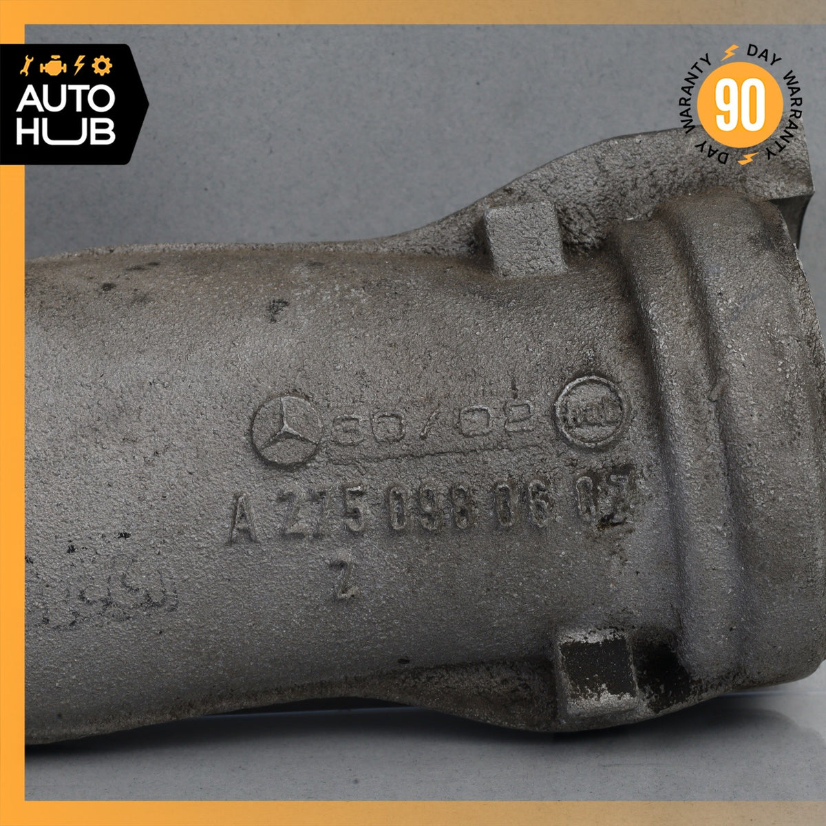 03-12 Mercedes W215 CL600 CL65 AMG Turbocharger Hose Pipe Right 2750980607 OEM - photo 3