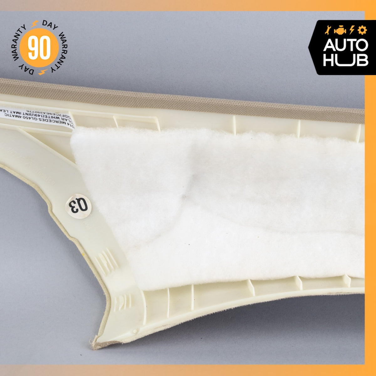 12-19 Mercedes X166 GL450 ML350 GLS550 A-Pillar Trim Front Left Side Beige OEM - photo 8