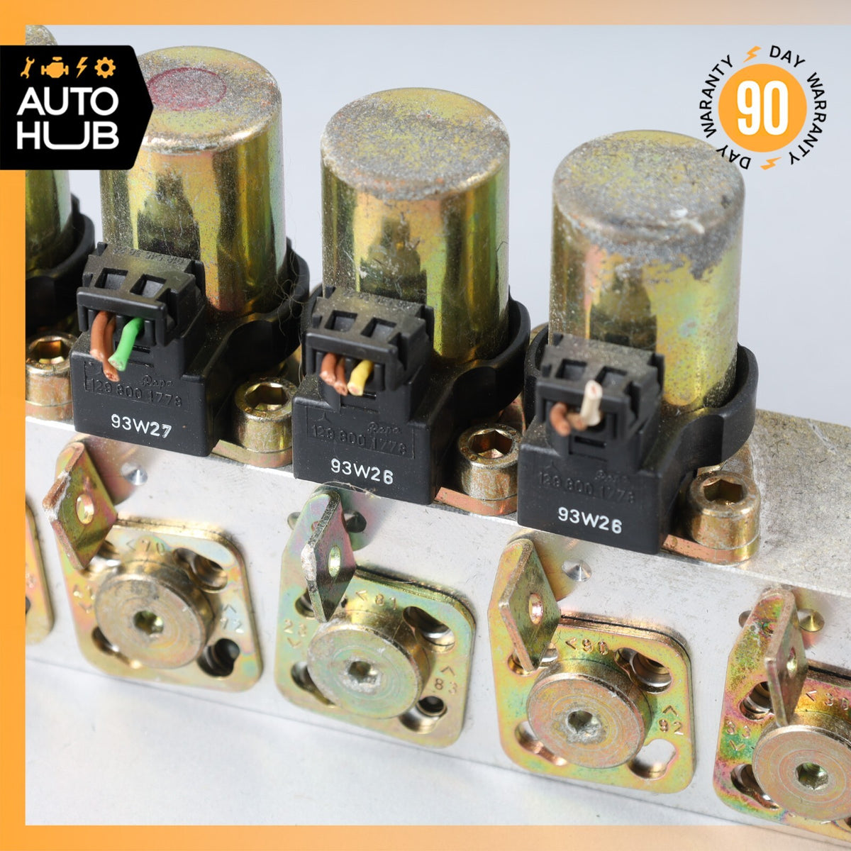 90-02 Mercedes R129 SL600 300SL Left Side Top Hydraulic Valve Block Solenoid OEM - photo 3
