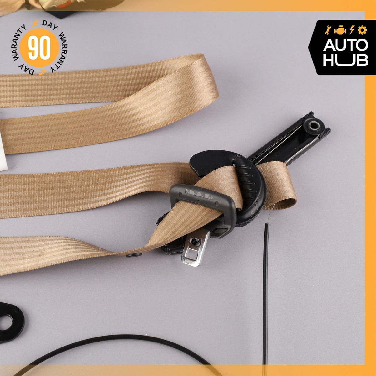 99-04 Bentley Arnage / RR Seraph Front Right Side Seat Belt Retractor Beige OEM - photo 14