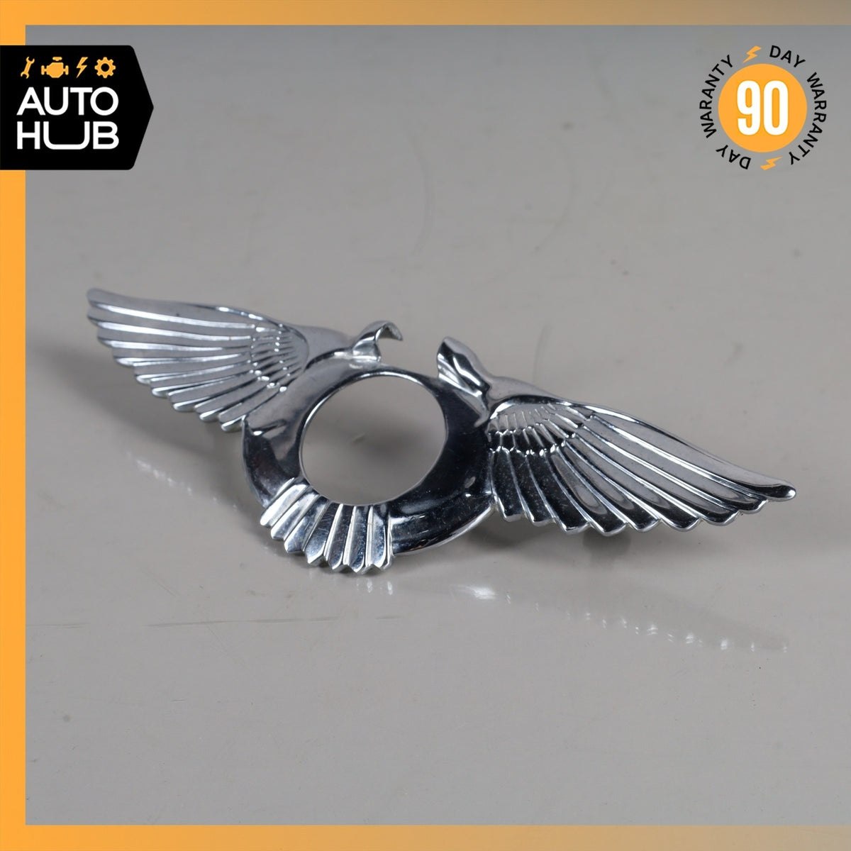 Bentley Eight Mulsanne Turbo Rear Trunk Lid Door Logo Emblem Badge OEM - photo 4