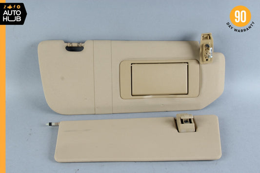 06-08 Mercedes W251 R350 R500 Right Passenger Side Sun Visor Sun Shade Beige OEM - photo 1